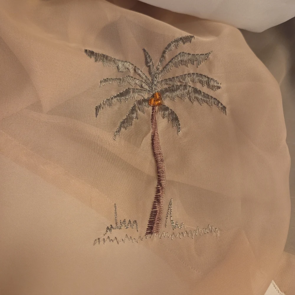 EUC Palm Tree Shower Curtain 68
